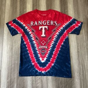 Texas Ranger Tie-Dye liquid Blue shirt
